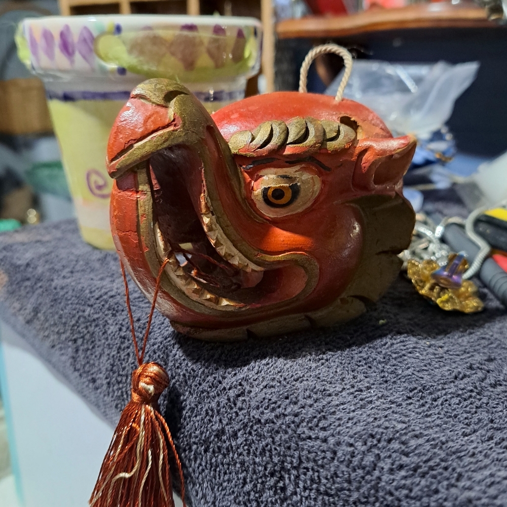 Japanesse Wooden Mask